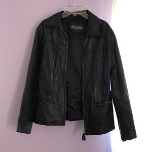 Authentic Guess Leather Jacket